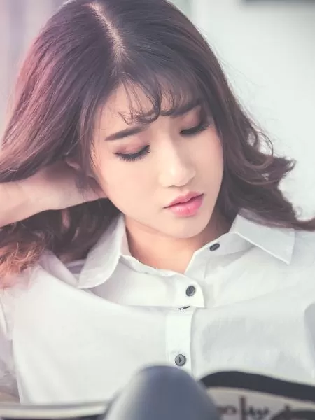 韩风室内休闲人像照